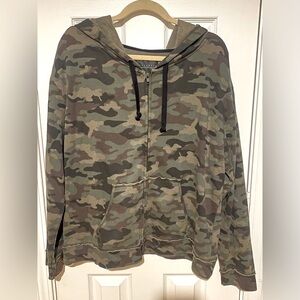 Camo Zip Up Hoodie